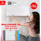 SPEEDS SNI Wallpaper Dinding 3D Foam Stiker Peredam Udara Dan Suara Dan Plafon Berstandar 205-12