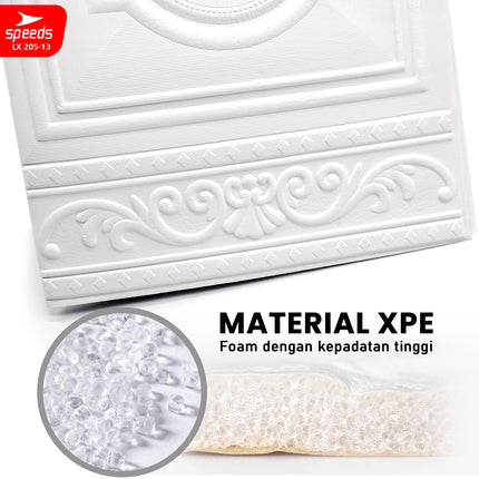 SPEEDS SNI Wallpaper Dinding 3d  Foam PE Sticker Dinding Wallpaper Dinding Model Jendela Berstandar 205-13