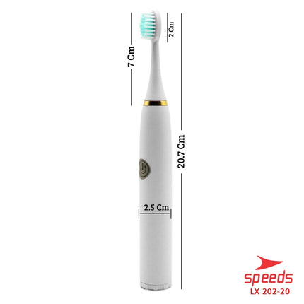 SPEEDS Sikat Gigi Elektrik Sikat Gigi Mini Electric Toothbrush Sikat Gigi Baterai Otomatis 202-20