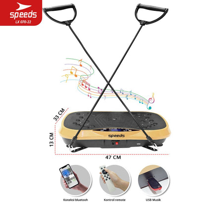 SPEEDS Alat Pijat Elektrik Body Slimmer Alat Pelangsing Perut Tubuh Olahraga Alat Fitness 070-22