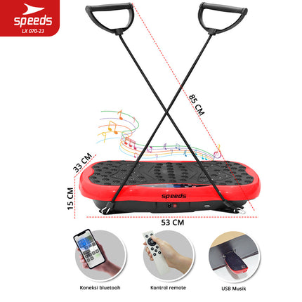 SPEEDS Alat Pijat Elektrik Body Slimmer Alat Pelangsing Perut Tubuh Olahraga Alat Fitness 070-23
