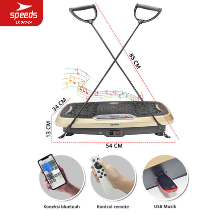 SPEEDS Body Slimmer Alat Pijat Elektrik Alat Pelangsing Perut Alat Olahraga Tubuh Gym Fitness 070-24