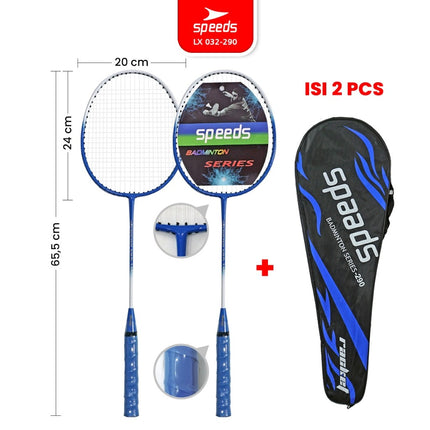 SPEEDS Raket Badminton Raket Racket Bulu Tangkis Outdoor Original Pertandingan 032-507