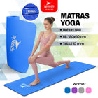 SPEEDS Matras Yoga NBR 10mm Alas Yoga Mat Alas Olahraga Pilates Karpet Spons Gym Berstandar SNI 027-8A