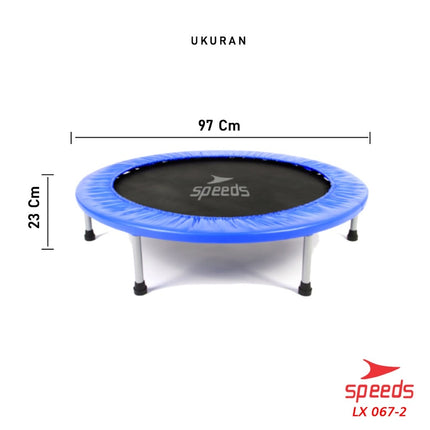 SPEEDS Mainan Anak Trampoline Anak Mainan Lompat Jump Olahraga Fitness 067-10