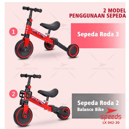 SPEEDS Sepeda Mini Sepeda Anak Taxi KickBike Balancing Bike Sepeda Keseimbangan 071-10