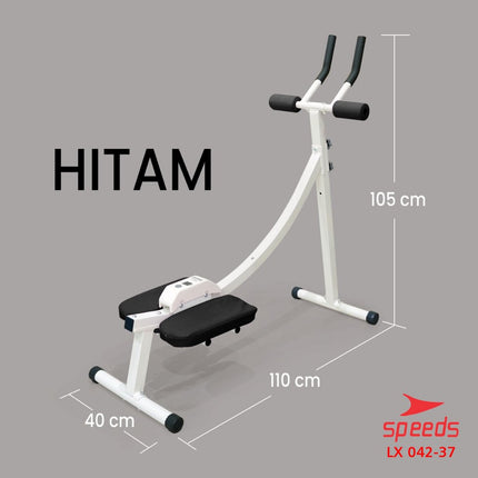 SPEEDS AB Coaster Alat Gym Pembentuk Abdominal Otot Perut Latian Olahraga Otot Pinggul Paha 042-37