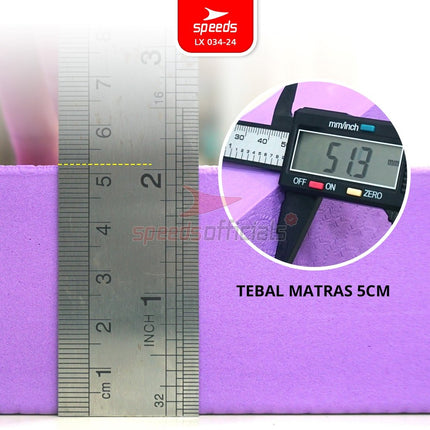 SPEEDS Balance Pad TPE 50x40x5cm Bantalan Yoga Olahraga Matras Lutut Pilates Empuk Cushion 034-24