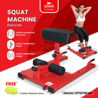 SPEEDS Squat Machine 3-in-1 Fitness Equipment Multifunctional Sports Bench Sit Up Push Up Bar Practical Indoor Outdoor Gym LX 042-6300