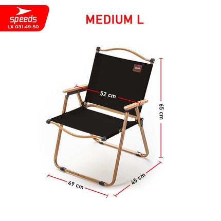 SPEEDS Kursi Lipat Camping Foldable Chair Mancing Aksesoris Tenda Piknik Rekreasi Outdoor 031-49