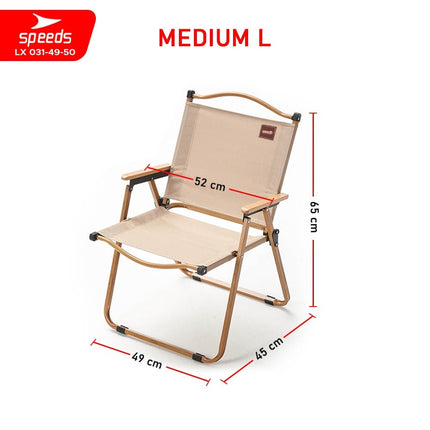SPEEDS Kursi Lipat Camping Foldable Chair Mancing Aksesoris Tenda Piknik Rekreasi Outdoor 031-49