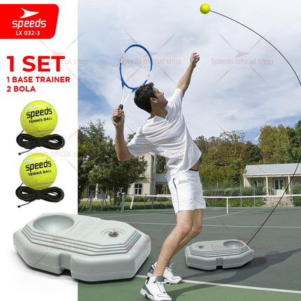 SPEEDS Bola Tenis Tennis Dengan Tali Elastis Bahan Karet Untuk Latihan Tennis Trainer Olahraga Tenis Bola 032-3