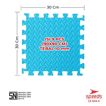 SPEEDS Matras EVA mat 30x30cm 10mm Matras Puzzle Anak Evamat Empuk Soft 034-4