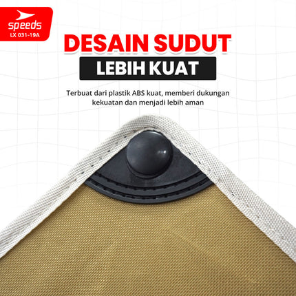 SPEEDS Folding Table Meja Lipat Portabel untuk Outdoor maupun Indoor Meja Praktis Serbaguna 031-19 Biru
