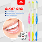 SPEEDS Sikat Gigi Travel Toothbrush Gosok Gigi Hotel Tooth Brush Warna-Warni Atasi Karang Gigi 202-60