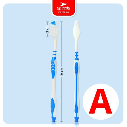 SPEEDS Sikat Gigi Travel Toothbrush Gosok Gigi Hotel Tooth Brush Warna-Warni Atasi Karang Gigi 202-60