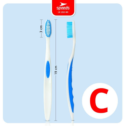 SPEEDS Sikat Gigi Travel Toothbrush Gosok Gigi Hotel Tooth Brush Warna-Warni Atasi Karang Gigi 202-60