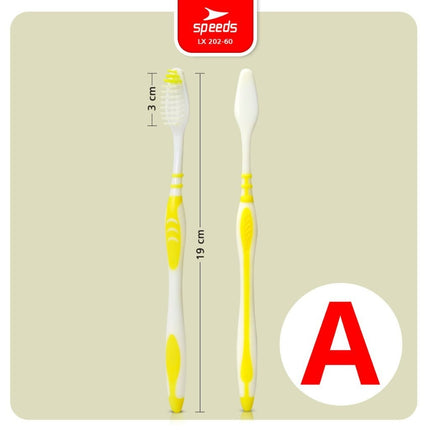 SPEEDS Sikat Gigi Travel Toothbrush Gosok Gigi Hotel Tooth Brush Warna-Warni Atasi Karang Gigi 202-60