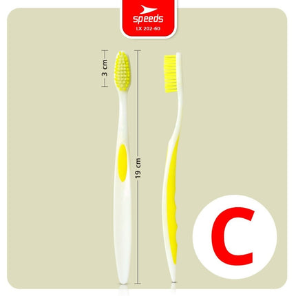 SPEEDS Sikat Gigi Travel Toothbrush Gosok Gigi Hotel Tooth Brush Warna-Warni Atasi Karang Gigi 202-60