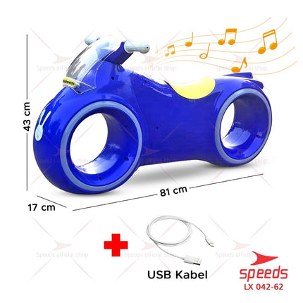 SPEEDS Kids Toy Bicycle Kids Motorcycle Kids Rocking Horse Mini Balance Bike Standard 042-62