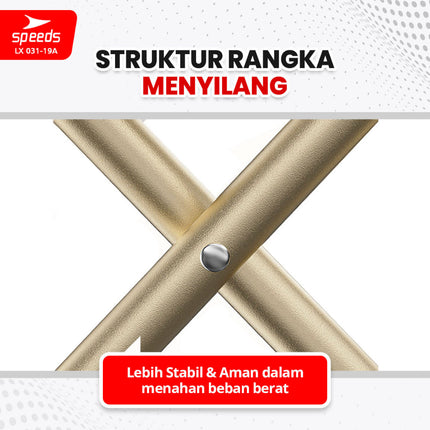 SPEEDS Folding Table Meja Lipat Portabel untuk Outdoor maupun Indoor Meja Praktis Serbaguna 031-19 Biru