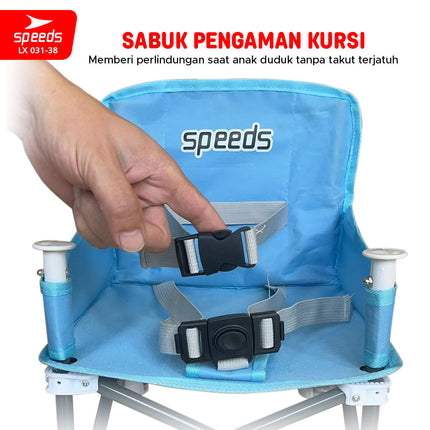 SPEEDS Kursi Makan Lipat Bayi Portabel Baby Chair Booster High Chair Kursi Balita 031-38