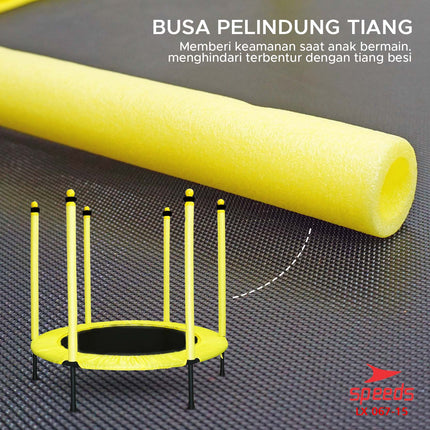 SPEEDS Trampolin Anak 48inch Mainan Lompat Anak Trampoline Jump Mainan Anak 067-15