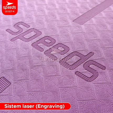 SPEEDS Yoga Mat TPE 6mm Matras Yoga Olahraga Meditasi Alas Yoga Karpet Berstandar SNI 027-4