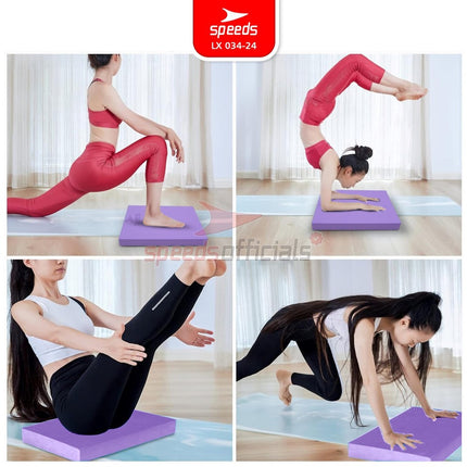 SPEEDS Balance Pad TPE 50x40x5cm Bantalan Yoga Olahraga Matras Lutut Pilates Empuk Cushion 034-24