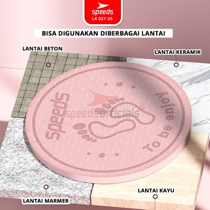 SPEEDS Matras Lompat Tali TPE Skipping Mat 6-10-15mm Lingkaran Olahraga Fitness Jumping Mat Empuk Anti Slip 027-35