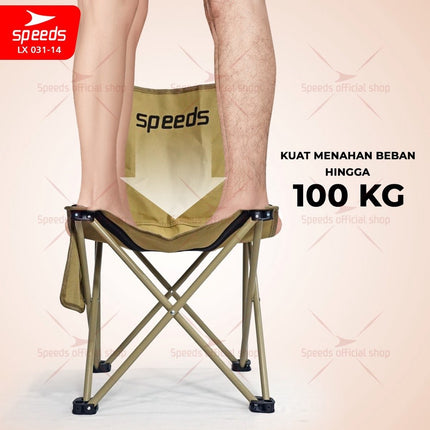 SPEEDS Kursi Lipat Camping Kursi Lipat Outdoor Kursi Gunung Kursi Sauna Bangku Portable 031-13