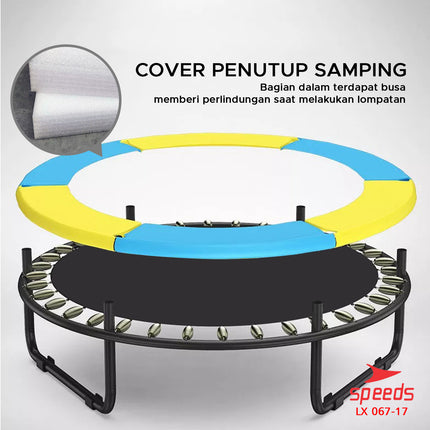 SPEEDS Trampolin Anak Mainan Lompat Jump 60inch Trampoline Mainan Olahraga Anak Lompat 067-17