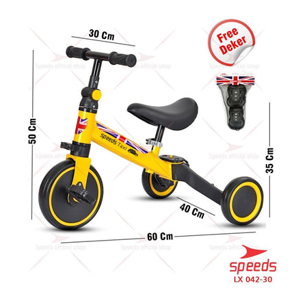 SPEEDS Sepeda Mini Sepeda Anak Taxi KickBike Balancing Bike Sepeda Keseimbangan 071-10
