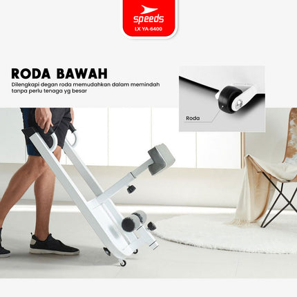 SPEEDS Squat Machine Gym Indoor Outdoor Alat Fitness Bench Olahraga Multifungsi Sit Up Push Up Bar 042-6400