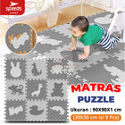 SPEEDS Matras Evamat 30x30cm Matras Puzzle Karpet Puzzle Matras Alas Lantai Evamat Alas Lantai Soft Matras 034-9