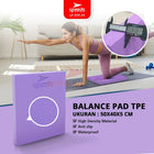 SPEEDS Balance Pad TPE 50x40x5cm Bantalan Yoga Olahraga Matras Lutut Pilates Empuk Cushion 034-24