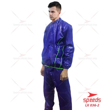 SPEEDS Baju Sauna Sauna Suit Jas Celana Keringat Olahraga Tebal Panas Untuk Olahraga 036-2