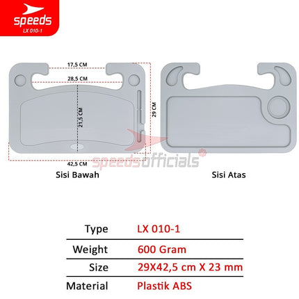 SPEEDS Meja Setir Mobil Ukuran Universal Tray Table Kerja Holder Portabel Car Table Serbaguna Wheel Tray 010-1