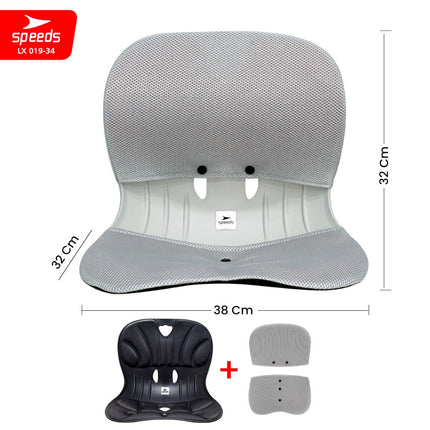 SPEEDS Postur Portable Chair Kursi Plastik Sandaran Penopang Kursi Punggung  Penyangga Punggung  LX 019-34