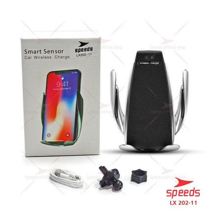 SPEEDS Wireless Car Charger Fast Charging Dipasang di Air Vent Automatic 202-11