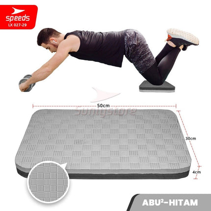 SPEEDS Matras Lutut 50x30x4cm Knee Pad EVA Alas Ab Wheel Evamat Bantalan Ab Roller Cushion Pad LX 027-29