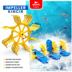 SPEEDS Kincir Air 66cm Tambak Impeller 8 Daun Cor Padat Pelampung Air Tambak Water Aerator