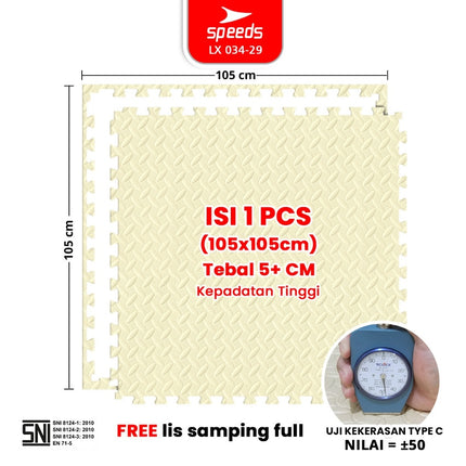 SPEEDS Matras Takewondo Tebal 5cm Matras Evamat Bela Diri Eva Puzzle Karate Mat 034-29
