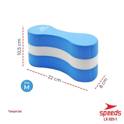 SPEEDS Pullboy Pullbouy Pelampung Berenang Jepit Paha Spons Latihan Renang Pull Buoy Portabel 025-1