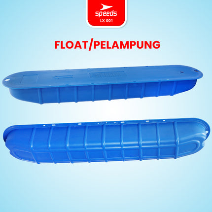 SPEEDS Water Aerator Float 165cm Pond Aerator HDPE Material Floating Lake Aerator