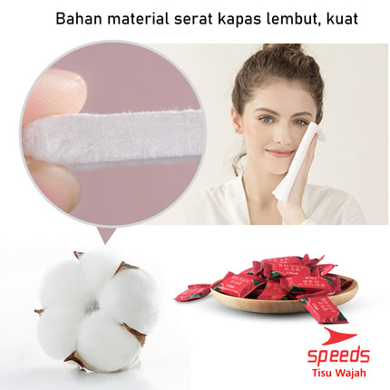 SPEEDS Portable Facial Tissue 24x30cm Compressed Magic Mini Facial Tissue Soft Cotton Material
