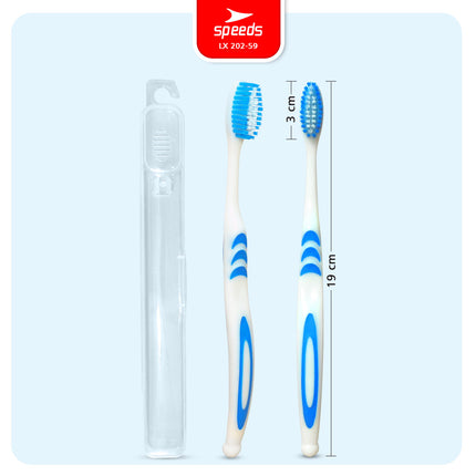 SPEEDS Sikat Gigi Hotel Toothbrush Gosok Gigi Hotel Travel Warna-Warni Atasi Karang Gigi 202-59