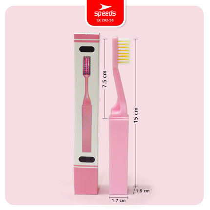 SPEEDS Sikat Gigi Toothbrush Gosok Gigi Hotel Warna-Warni Atasi Karang Gigi 202-58