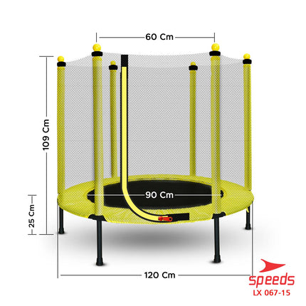 SPEEDS Trampolin Anak 48inch Mainan Lompat Anak Trampoline Jump Mainan Anak 067-15