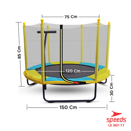 SPEEDS Trampolin Anak Mainan Lompat Jump 60inch Trampoline Mainan Olahraga Anak Lompat 067-17
